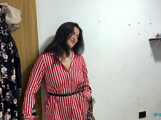 Woman is cactar crying through vagina