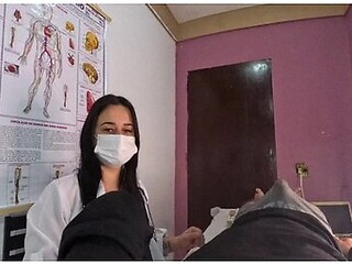 Unexpected Erection In Front Of The Nurse