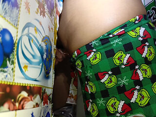 Old Stepfather Fucks One of His Busty, Curvy Stepdaughters for Christmas