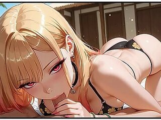 Marin Having Rought Sex On A Private Beach (ai-generated)