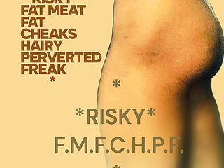 Feeding my JUICY black ass with my hairy fat dick swinging everywhere!