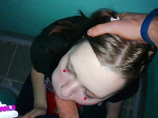 Blowjob in the next doorway where the ex lives