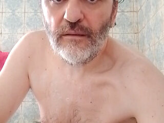 In the bathtub in the laundry room
