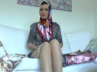 My Shiny Satin Scarves Will Turn You on! Lady Victoria Valente