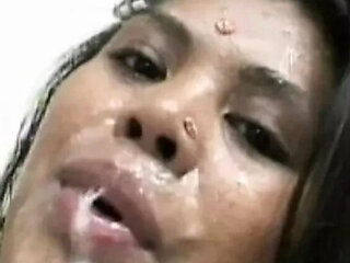 Hot Indian babe Arcadia Davida takes big cock in wild French threesome