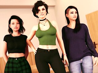 Visual novel featuring a big butt and 3D animations