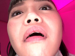 Dr. Iori Sniffs, Spits on, and Licks Nimo's Nose. A Routine Check-up Ends with Her Tongue Deep Inside the Patient's Nostrils.