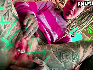 I Got My First Time Pussy Piercing and Fuck by Tattooed Dick