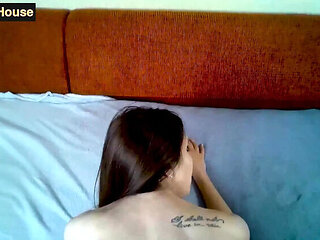 Stepdad's Huge Dick Blowjob - Alina Rai Amateur Teen POV Fuck