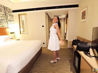 Asian amateur Thai babe gets hardcore creampie in hotel - POV cowgirl fucking