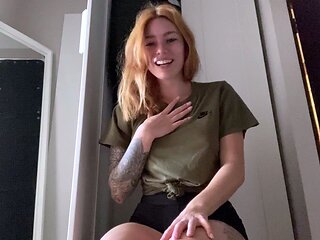Teen Girl Solo Masturbation and Striptease 27