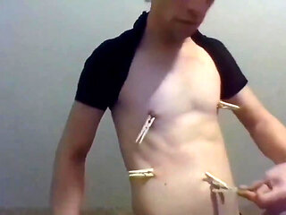 Clothespin Play Fetish Fanclub Video of the Month bounce That Ass on My Chickcock