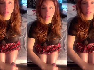 Sensual College Girl Hard with Older Man