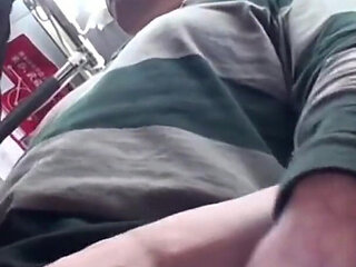 Caught in the Crowd, Alluring Wives Turn the Tables and Play with His Rising Tension on a Packed Bus - Scene4