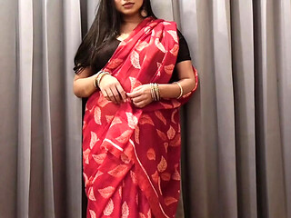 Desi Aunty Big Ass Riding Huge Cock in Saree - Hot Indian Homemade Sex