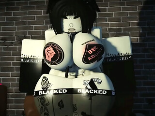 Goth girl cheats on her boyfriend and turns into a baby factory for BBC
