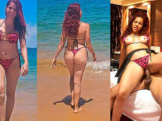 I fuck a Latina tourist on the beach in Brazil