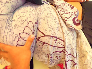 Egyptian Hot Big Tits & Big Ass 19yo BBW Maid Fucked by Owner, While She Cleaning Owner's Room - Cum