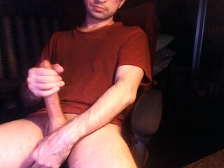 Horny Jerking off Session