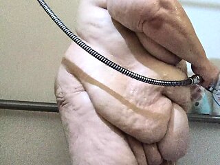 Fat Rolls Dirty Holes Nasty Auntie Got Nephew in the Shower