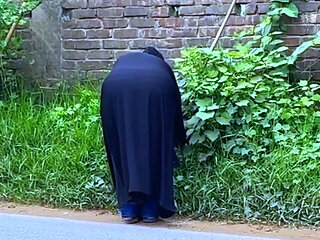 Arab Hot Stepmom Gets Horny After Coming From Road in Hotel Bed & I See Her Big Ass & Start Handjob