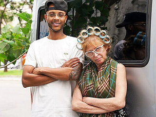 Redhead Granny Takes Rough Anal Fucking in Car - Big Boobs, Ass to Mouth, Mature HD