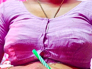 Desi Indian MILF Stepmom Helps Her Stepson to Sex