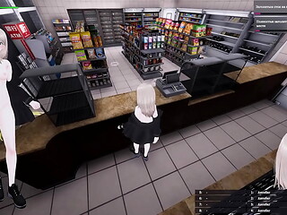 exhibitionism gets out of control and she passionately cums in public Anime Hentai Game