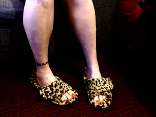 Leopard Slippers