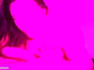 A Rainbow of Pleasure with This Hottie