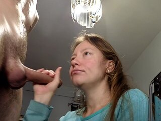 Blowjob With Cum On Face With Cum In Face