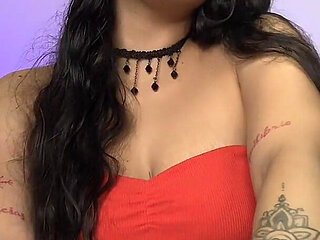 Latin MILF Shaves and Massages Her Stepson's Hard Cock - Spanish Porn