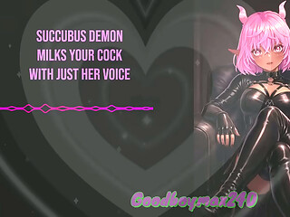 [F4M] Succubus demon milks your cock with just the sound of her voice - gentle domination, praise, mind fuck, triggers, mind control joi