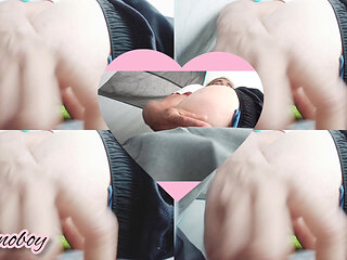 Blond Opens His Anus Shop