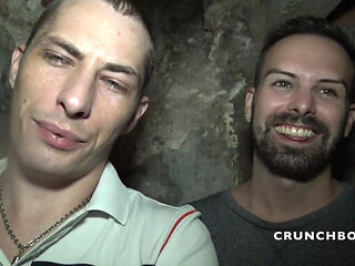 The slut Luigi fucked raw by a straight bad boy