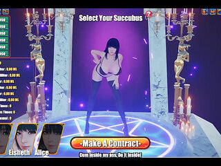 Succubus Cafe - Part 2 - Eisheth Sexy Wardrobe Showroom Dance and Pose HD 60 Fps by Loveskysanhentai