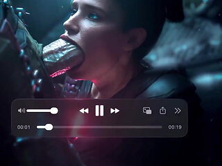 The Doom Slayer Getting His Cock Deepthroated by a Slut