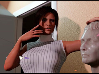 Croft Adventures  Hentai Game Parody  Ep.7 Big Black Cock Titjob and 3some with the Librarian and Bwc!