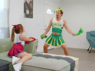 PenthouseGold.com - Cute Cheerleader Katie Kush Takes A Pussy Pounding After Sucking Cock