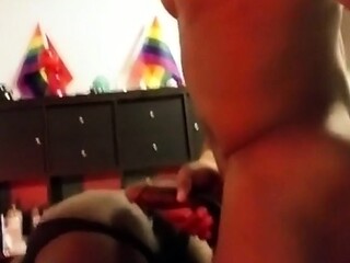 Black Bareback Amateur Takes Big Cock