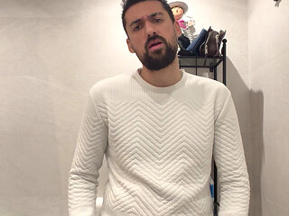 hot daddy jerking off in public bathroom