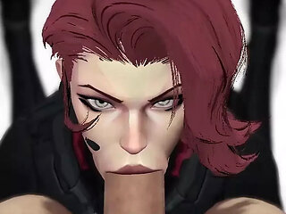 Black Widow gives a blowjob and makes time to stop you and buy time.