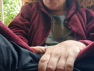 Patio play and a smoke