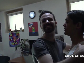 French slut fucked bareback by Rex Helix