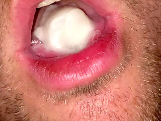 Cum Swallow compilation (CIM and swallowing many loads of my own cum yummy)