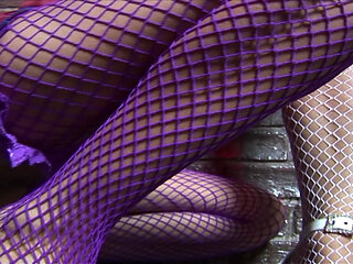 Tattooed Girls Satisfy Their Tight Holes with Toys After Kissing Them Deep