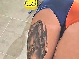 Peeing Through My Harley Quinn Outfit