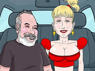 Carona do Ted em desenho