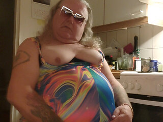 A PERFECT BIG ASS WIDE OPEN BALLS HANGING REAL TITS