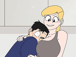Landlady has huge tits - LockDown Dom part 9